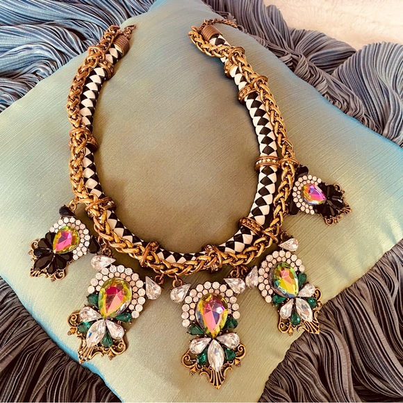 🌹HP🌹ASOS Rhinestone Statement Necklace - Picture 13 of 16